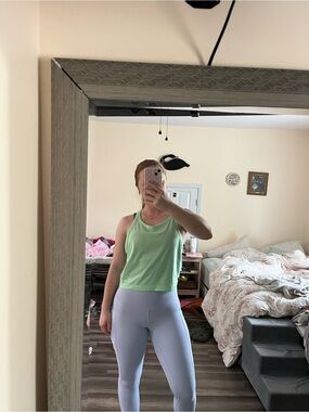 lululemon athletica Light Green Tank Top